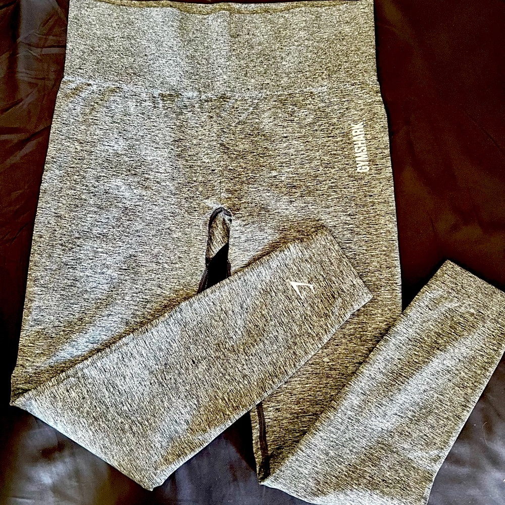 Gymshark leggings vital dark gray marl